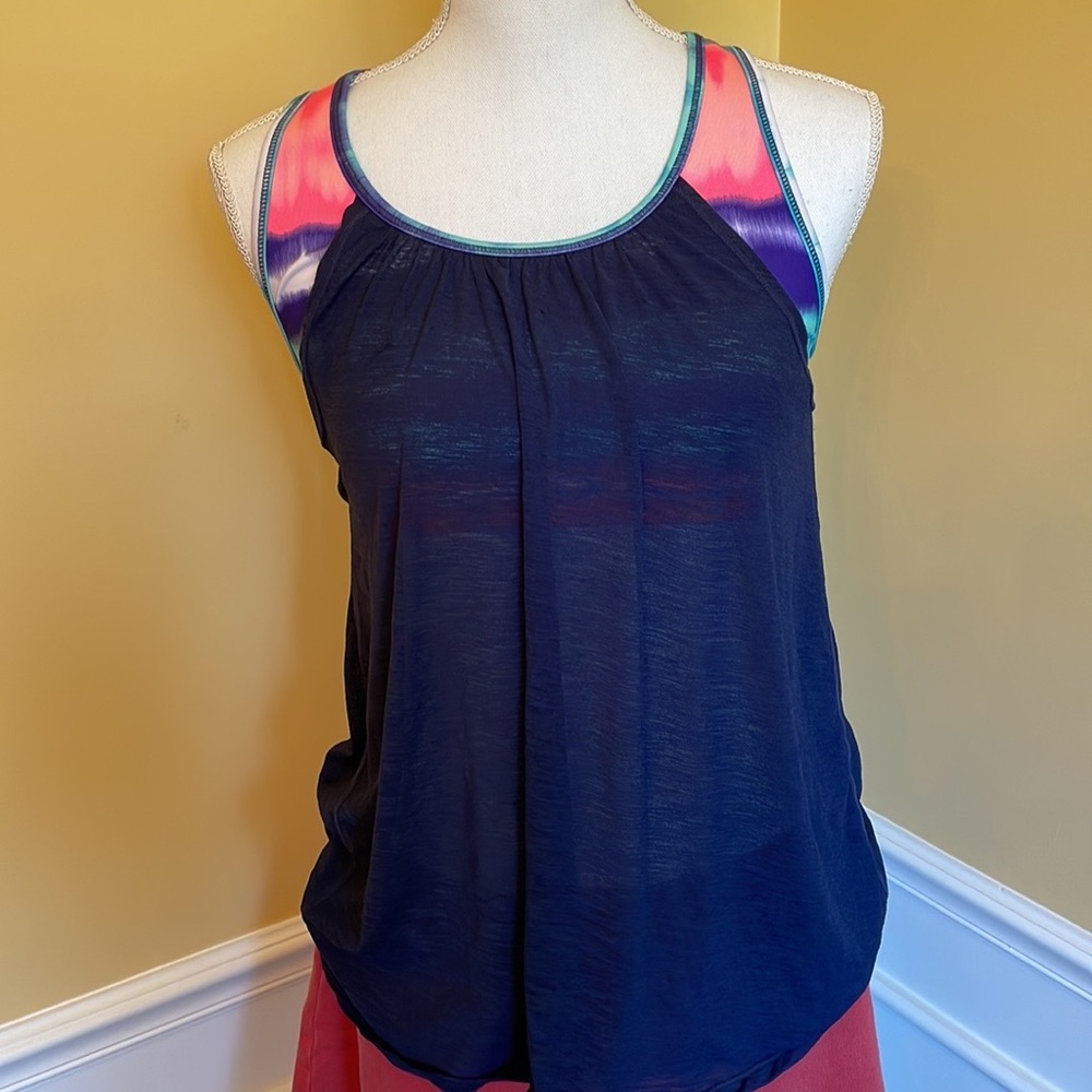 Ideology Workout Tank with Inner Bra.